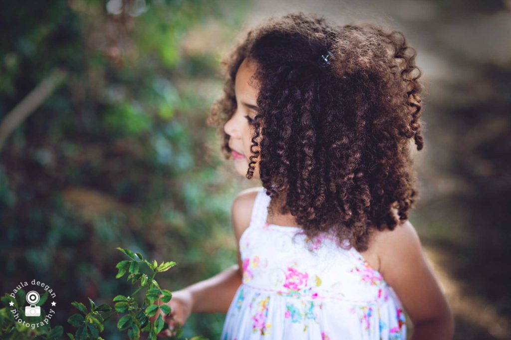 Children's photography in mayfield lavender fields