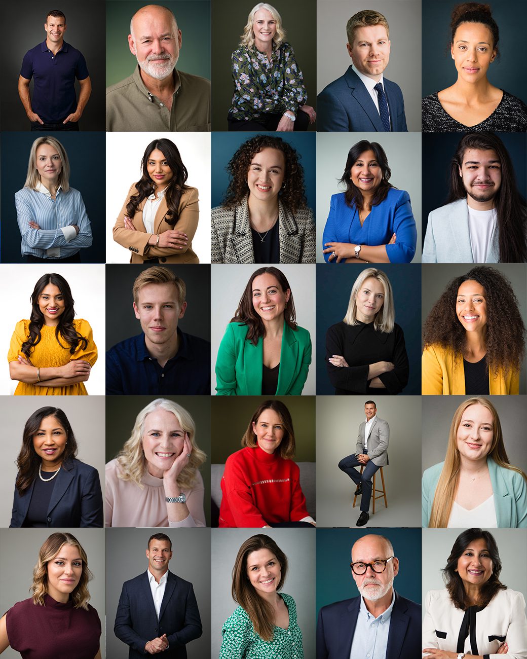 Corporate team headshots