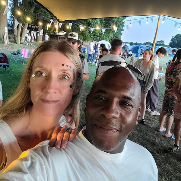 Paula and husband